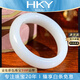 ?？ㄒ?HEEKAIYI手鐲女士羊脂白玉和田玉手鐲奢侈首飾情人節生日禮物送老婆送女友54圈口【配鑒定證書(shū)+禮盒】收藏級