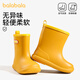 巴拉巴拉兒童雨鞋男童防滑防水寶寶雨靴女童水鞋男孩水靴幼兒防滑膠鞋套鞋