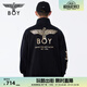 BOY LONDON【黑執(zhí)事】春男女同款黑色潮酷針織外套N12801 黑色 XS