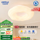 歐普（OPPLE）LED吸頂燈Ra95高顯色奶油風(fēng)臥室智控全光譜51瓦 奶油曲奇包安裝