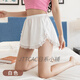 JTTCAC日本褲女防走光夏季薄款可外穿打底褲不卷邊大碼蕾絲寬松居家短褲 白色一條裝 1條 M 【80-110斤