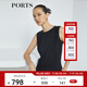 PORTS寶姿新品女裝優(yōu)雅束腰連體褲LL8P085NWB011 黑色 XS 2