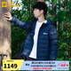 Jack Wolfskin狼爪羽絨服男裝秋冬款戶外運(yùn)動(dòng)服防風(fēng)保暖700蓬羽絨外套5222231 231-1010/寶藍(lán)色 建議拍大一碼 M 175/96A/充絨量：119G