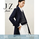 玖姿（JUZUI）商場同款通勤職業(yè)風外套風衣女秋款JWDQ41302 丈青 XL
