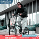 大行（DAHON）折疊自行車20英寸8級(jí)變速經(jīng)典P8單車KBC083  消光灰綠【JD定制】