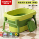 世紀寶貝（babyhood）嬰兒洗澡盆泡澡桶可折疊浴桶寶寶游泳桶大號新生兒童用品 雀湖綠(單桶)【送禮包+浴凳】