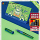 畢加索（pimio）鋼筆601小怪獸卡通正姿筆小學(xué)生三四年級(jí)書(shū)寫(xiě)練字初學(xué)者兒童墨水筆生日禮物開(kāi)學(xué)季送禮刻字定制 藍(lán)綠色-嘟比【墨囊禮盒套裝】