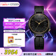 西鐵城（CITIZEN）光動(dòng)能藍(lán)牙強(qiáng)功能皮帶黑盤休閑女表EE4058-19E