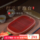 百年利永 宜興純?nèi)止ぷ仙案膳菖_(tái)原礦紫泥行云干泡臺(tái)茶臺(tái)功夫茶具配件