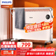 飛利浦（PHILIPS）取暖器家用歐式快熱爐石墨烯防水電暖氣片電熱爐電暖爐立式電暖器機 智能調(diào)控+APP操控AHR3144CS