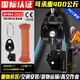 坎樂(lè )滑輪吊鉤繩子套裝省力滑輪組提拉上升器升降自鎖高空吊裝重物神器 黑色+O型鋼鎖+10.5mm繩20米