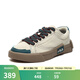 FILA FUSION 斐樂潮牌新品男子POP輕質(zhì)帆布鞋時(shí)尚休閑鞋 米色/銀貂-AS 40.5