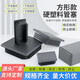 WZBEIW方管蓋帽堵塞頭塑料管塞不銹鋼鐵管封頭堵蓋帽鍍鋅管悶頭桌椅腳墊 方塞10*10（黑色）
