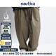 nautica white sail白帆×湯本弘通監(jiān)制男女同款廓形休閑長褲HYPW3411 軍綠色3CY L