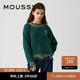 moussy 新品非正式學院風短款美式套頭毛衣028GAZ70-5450 030綠色 均碼