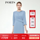 PORTS寶姿春夏女裝氣質(zhì)修身剪裁連衣裙 ALM8D159MWP105 石南色-2 XS (2)