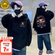 G.DUCKKIDS小黃鴨哪吒衛(wèi)衣網(wǎng)紅同款男童衛(wèi)衣春秋季新款兒童衣服男孩打底衫 黑色 120 尺碼5~6歲【110-120cm】cm