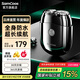 上谷 SAMCOOS電動(dòng)剃須刀小巧迷你便攜合金機身電動(dòng)刮胡刀IPX7級防水快充車(chē)載90天續航送男友老公情人節新年禮物 S12【雙頭剃須刀禮盒裝】禮盒裝