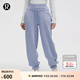 lululemon丨Plush Fleece 女士拉絨雙層腰部高腰運(yùn)動(dòng)褲  LW5GBAA 藍(lán)柳 M