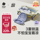 babycare嬰兒洗澡盆坐浴盆洗澡神器可折疊浴盆游泳洗澡桶 浴盆+浴墊+浴網(wǎng)