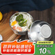 貝瑟斯 304不銹鋼碗 2只裝11.5CM家用飯碗湯碗餐具 防燙 耐用