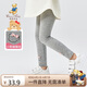 Classic Teddy精典泰迪童裝女童打底褲兒童褲子中小童百搭長(zhǎng)褲 花灰 100 