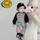 G.DUCKKIDS男女寶寶秋冬連體衣外出服爬服超萌洋氣哈衣外套嬰兒衣服冬季 印花熊開衫加絨 一體絨 66cm 66適合3-6個(gè)月