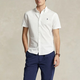 POLO SPORT保羅ralph lauren拉夫勞倫短袖襯衫男牛津紡純色高端商務休閑襯衣 白色 M （130-150斤）