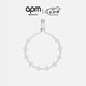 APM Monaco閃耀可調(diào)節(jié)四葉草手鏈女情侶銀飾時尚飾品七夕情人節(jié)禮物送女友