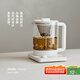 olayks立時(shí) 養(yǎng)生壺 恒溫水壺 蒸汽煮茶器噴淋式 純鈦底盤燒水壺保溫電熱水壺多功能辦公室花茶壺 1.5L