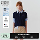 Teenie Weenie【涼感】小熊女裝POLO衫T恤2025夏新款簡約舒適短袖 夜幕藍(lán) M