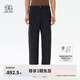 KOLON SPORT/可隆露營(yíng)褲 男女同款戶外運(yùn)動(dòng)耐磨日常通勤防潑水長(zhǎng)褲 LULP4AT520-BK 黑色 XL 180/86A