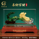 賀隆來(lái)琉璃招財白菜擺件公司開(kāi)業(yè)禮品搬遷喬遷禮物高檔客廳辦公室擺件 喜納百財高端賀禮擺件