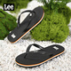 Lee男鞋夏季Modern系列拖鞋男人字拖鞋子男潮鞋休閑防臭涼拖鞋 黑色 41