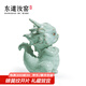 東道汝窯河南非遺 茶寵龍年生肖擺件開片可養(yǎng)高端陶瓷功夫茶具禮盒裝 玉龍 天青色