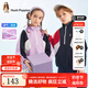 暇步士（Hush Puppies）童裝兒童男女大童春季時尚拼色套頭夾克外套 藏藍 150 cm