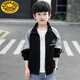 G.DUCKKIDS男童外套春裝2024年新款洋氣春季兒童中大童棒球服上衣春秋款童裝 主圖黑色(春秋款) 120 (參考年齡6-7歲)