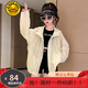 G.DUCKKIDS童裝女童防曬衣夏款冰絲兒童防曬服透氣女孩薄款外套清爽學生外套 杏色 160 建議13~14歲【150-160cm】c