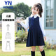 衣諾坊女童連衣裙校服套裝春夏款幼兒園園服女生學(xué)院風(fēng)合唱六一演出服