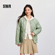 森馬【羽絨服福袋】羽絨服男冬季輕薄外套時尚設(shè)計(jì)感上衣保暖 女士羽絨服-土灰綠40917 M
