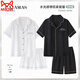 貓人冰絲情侶睡衣女夏季2026新款短袖男款卡通薄款絲 綢家居服套裝 水光感【女左男右】 M 女