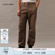 Calvin KleinJeans【防水】春秋男士ck暗襟抽繩腳口戶外運動休閑褲J326653 PBX-深灰褐 L