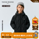 Teenie Weenie Kids【小吐司輕羽絨】小熊童裝24冬中性三防羽絨服 黑松露小吐司（黑色） 130
