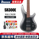 IBANEZ依班娜電貝斯SR300E-MGB主動(dòng)拾音四弦貝司初學(xué)者入門男女學(xué)生BASS