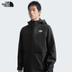 The North Face北面沖鋒衣男軟殼內膽三合一戶(hù)外防潑水保暖89ZS 黑色/JK3 L