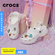 crocs卡駱馳厚底云朵洞洞鞋戶外|206750 白色-100 37/38(240mm) 