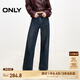 ONLY春夏復(fù)古風(fēng)高腰寬松直筒褲長褲牛仔褲女|124432076 J35 復(fù)古牛仔390 S (160) 64A/SS
