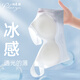 珀萊雅冰絲涼感內(nèi)衣女聚攏大胸顯小收副乳防下垂背心式夏季透氣薄款文胸 天空藍(lán)   罩杯厚度0.8cm L 【建議105-130斤】