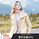 LAFUMA樂(lè)飛葉抓絨衣女 戶外秋冬廓形寬松搖粒絨暖絨服雙面絨 LFJA3CR69 米黃色OW 160/80A（36）