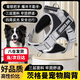 茨格曼中大型犬狗狗牽引繩胸背帶遛狗繩背心式防爆沖金毛拉布拉多牽引繩 黑色 黑色胸背M號【建議28-50斤左右】